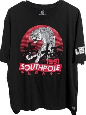 Southpole SS Classic Graphic T-Shirt Short Sleeve Crewneck Art Designs sz XXL